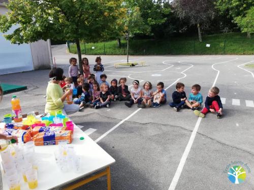 Le goûter de fin d’année des maternelles